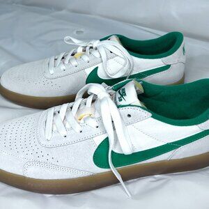 Nike Men's SB Heritage Vulc Skate Shoes Summit White/Lucky Green, Size 9M/10.5W